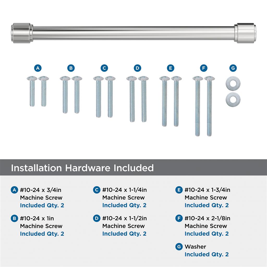 AMEROCK Faircrest Appliance Pulls in Polished Chrome (+2 Sizes)
