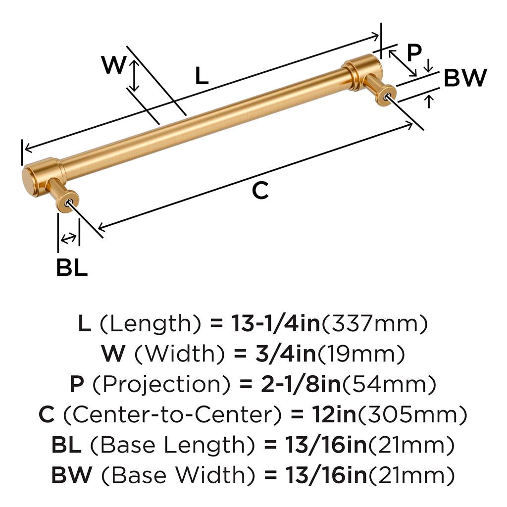 AMEROCK Faircrest Appliance Pulls in Champagne Bronze (+2 Sizes)