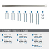 AMEROCK Faircrest Appliance Pulls in Satin Nickel (+2 Sizes)