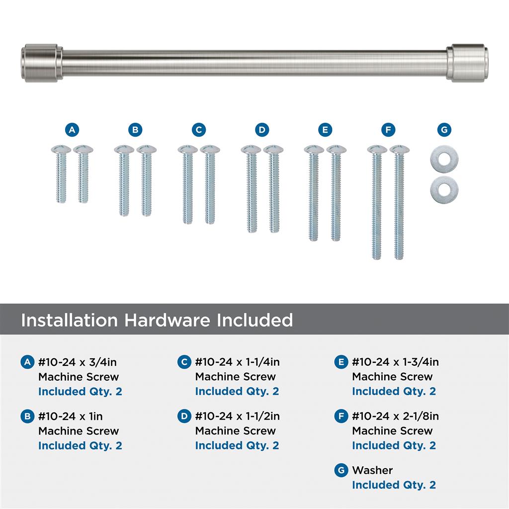 AMEROCK Faircrest Appliance Pulls in Satin Nickel (+2 Sizes)
