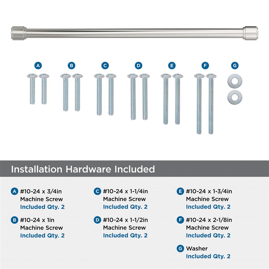 AMEROCK Faircrest Appliance Pulls in Polished Nickel (+2 Sizes)