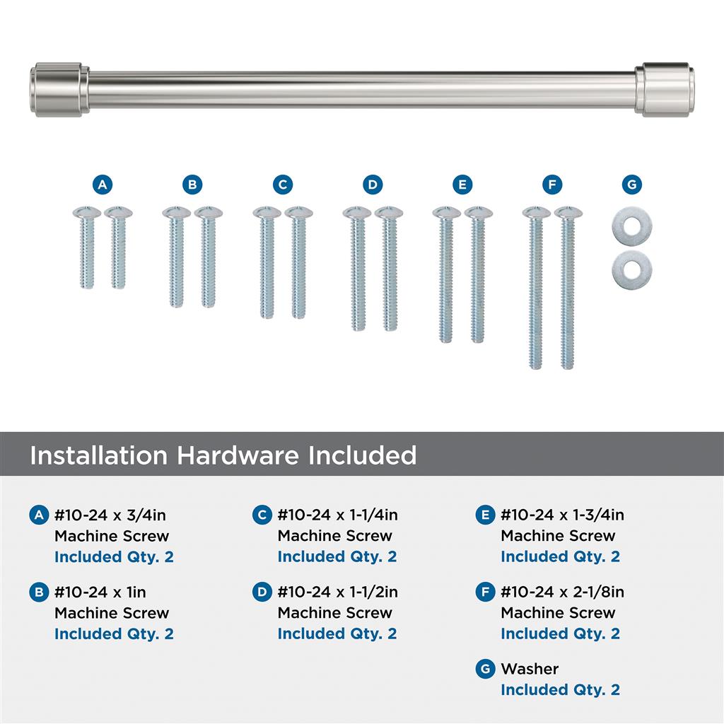 AMEROCK Faircrest Appliance Pulls in Polished Nickel (+2 Sizes)