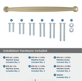 AMEROCK Kane Appliance Pulls in Golden Champagne (+2 Sizes)