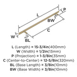 AMEROCK Bar Pulls Cabinet Handle in Golden Champagne (+13 Sizes)