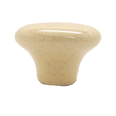 BELWITH 1-1/2" Ceramic Round Cabinet Knob - Oatmeal P29-OM