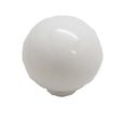 BELWITH 1-1/4" Dome Cabinet Knob - White P307-24