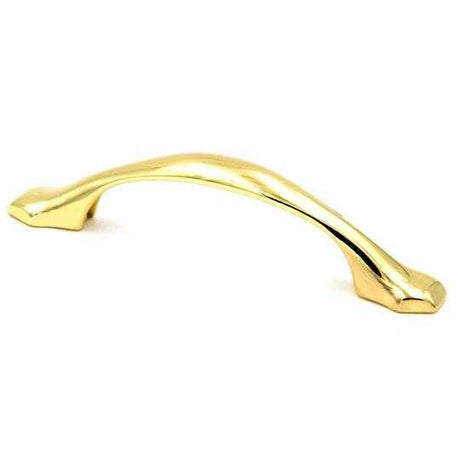 BELWITH Eclipse 3" Center to Center Handle Cabinet Pull - Ultra Brass P334-UB