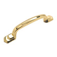 BELWITH Polished Accents 3" Center to Center Handle Cabinet Pull - Ultra Brass P332-UB