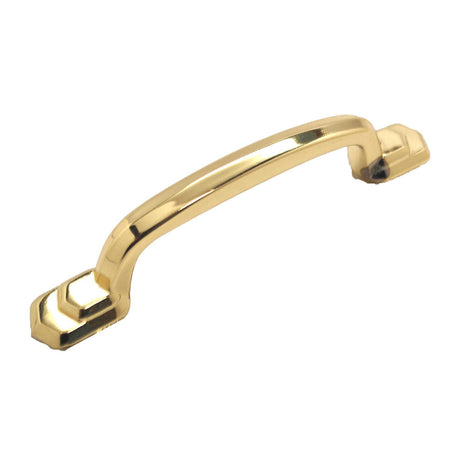 BELWITH Polished Accents 3" Center to Center Handle Cabinet Pull - Ultra Brass P332-UB