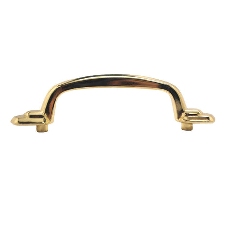 BELWITH Polished Accents 3" Center to Center Handle Cabinet Pull - Ultra Brass P332-UB