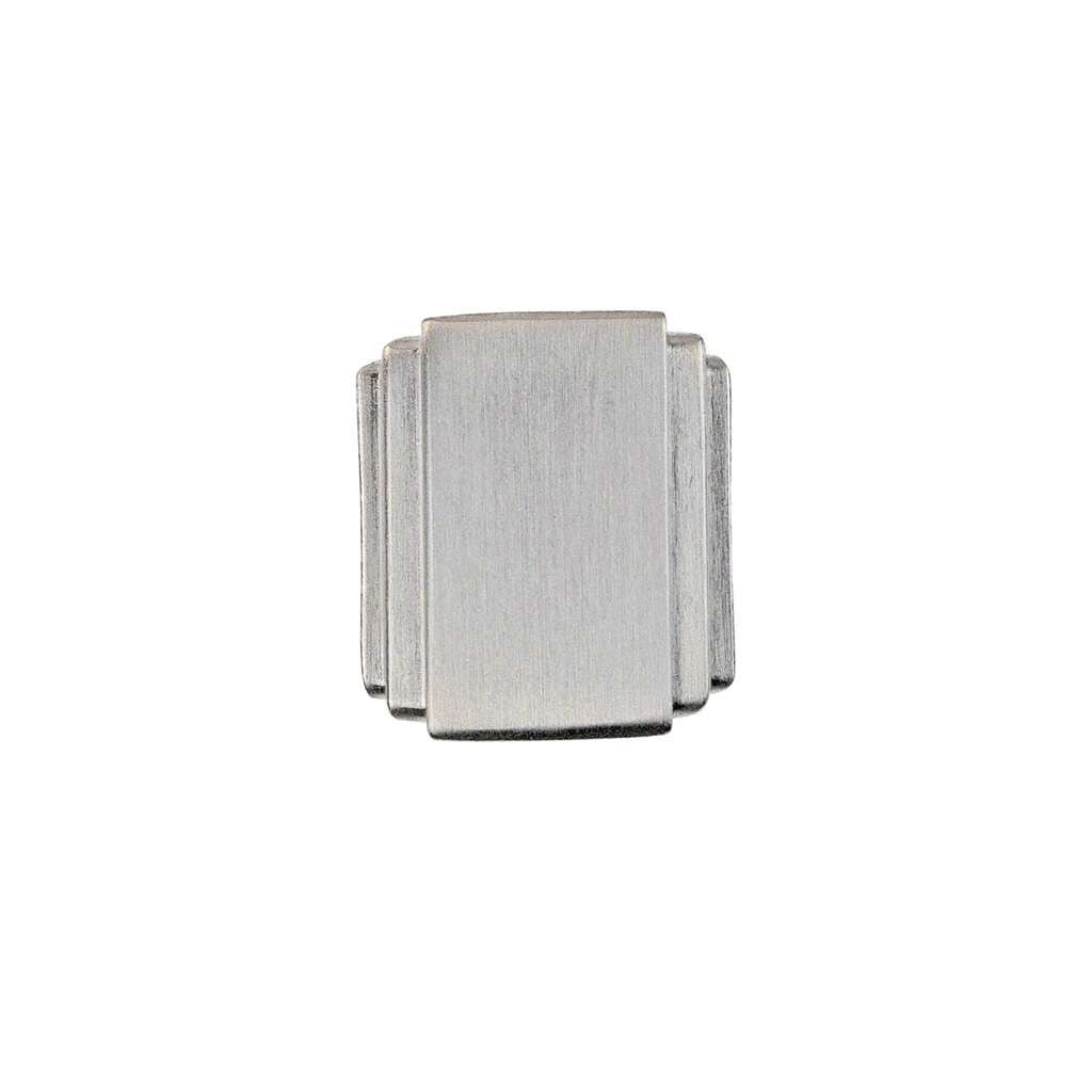 BELWITH KEELER Belleclaire 1" Length Rectangle Cabinet Knob in Satin Nickel B077493-SN Front View