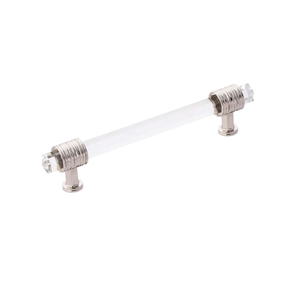 BELWITH KEELER Chrysalis Glass Handle Pull in Polished Nickel 128mm B076307GL-14