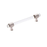 BELWITH KEELER Chrysalis Glass Handle Pull in Polished Nickel 128mm B076307GL-14