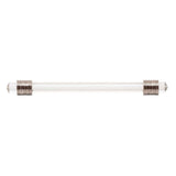 BELWITH KEELER Chrysalis Glass Handle Pull in Polished Nickel 160mm B076308GL-14