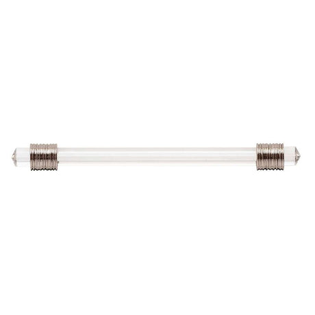 BELWITH KEELER Chrysalis Glass Handle Pull in Polished Nickel 160mm B076308GL-14
