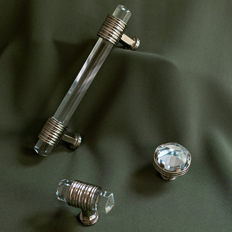 BELWITH KEELER Chrysalis in Polished Nickel with Glass