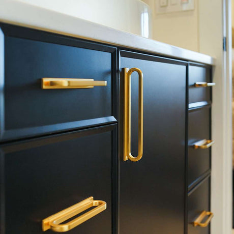 Belwith Keeler Corsa brushed golden brass collection mounted