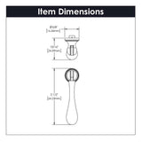 Belwith Keeler Bijou Dew 2-1/2 Long Pendant B051582 Specs