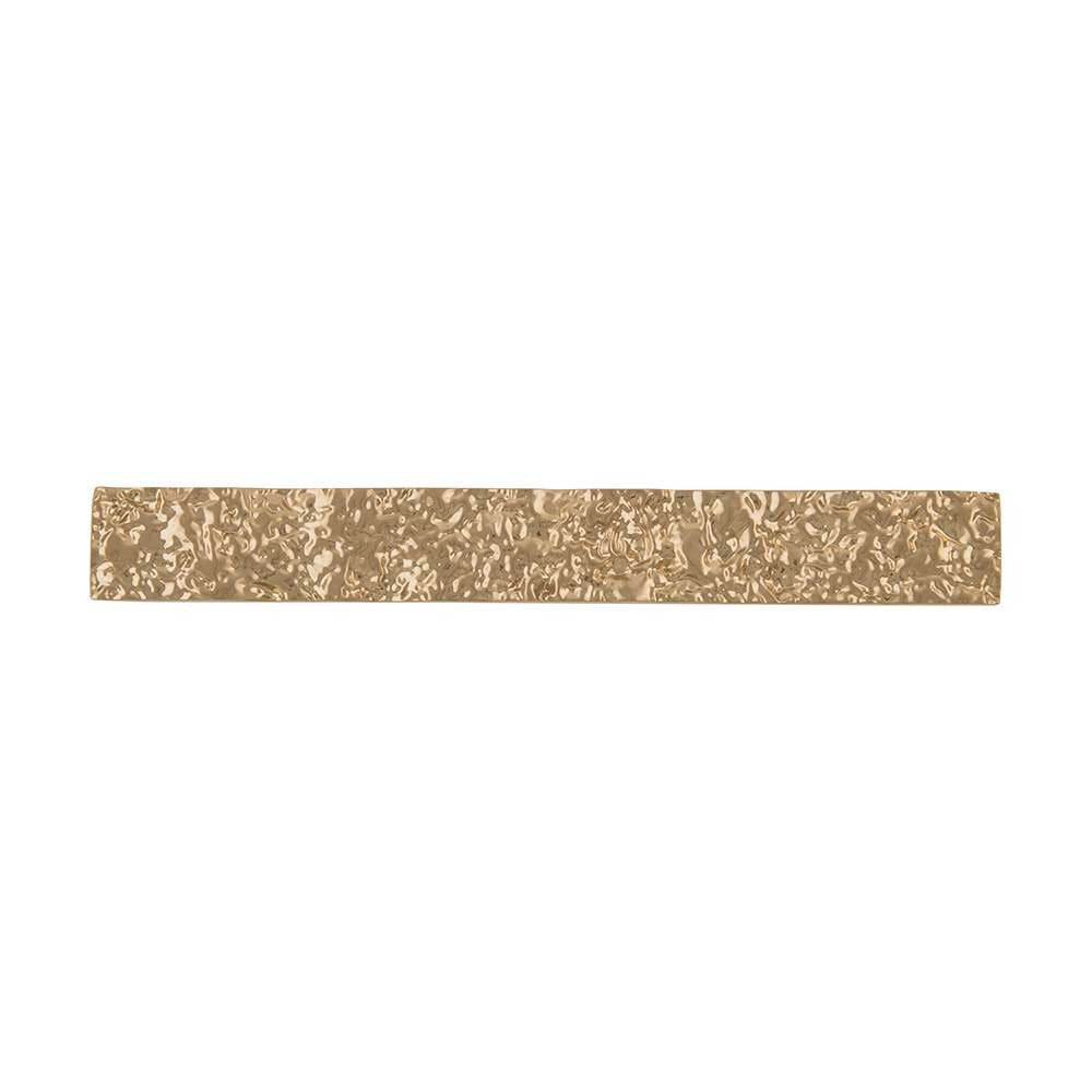 BELWITH-KEELER Sandrine 3-3/4" and 5-1/16" Centers Rectangle Handle Pull in Champagne Bronze B077514-CBZ Front View
