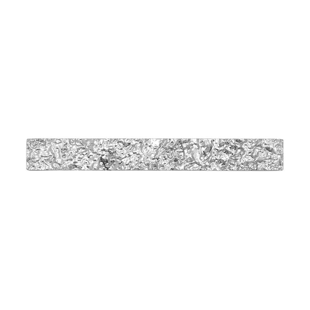 BELWITH-KEELER Sandrine 3-3/4" and 5-1/16" Centers Rectangle Handle Pull in Satin Nickel B077514-SN Front View