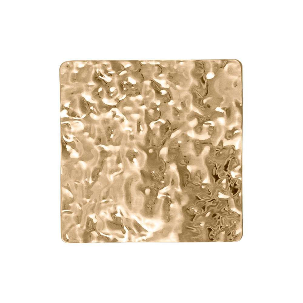 BELWITH-KEELER Sandrine Square Cabinet Knob in Champagne Bronze B077512-CBZ Front View