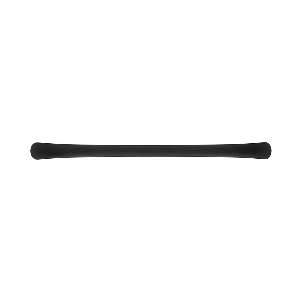 BELWITH-KEELER Vale Appliance Pulls in Matte Black 18" B079379-MB Front View