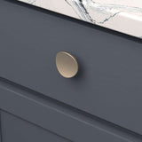 BELWITH-KEELER Vale Round Cabinet Knob in Champagne Bronze 1-3/4" Diameter B076526-CBZ Mounted