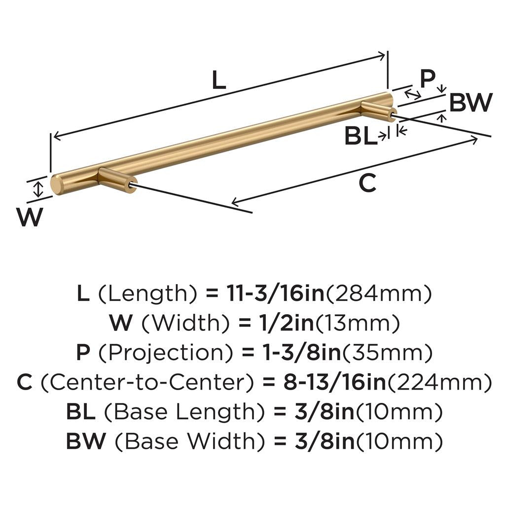 AMEROCK Bar Pulls Cabinet Handle in Champagne Bronze