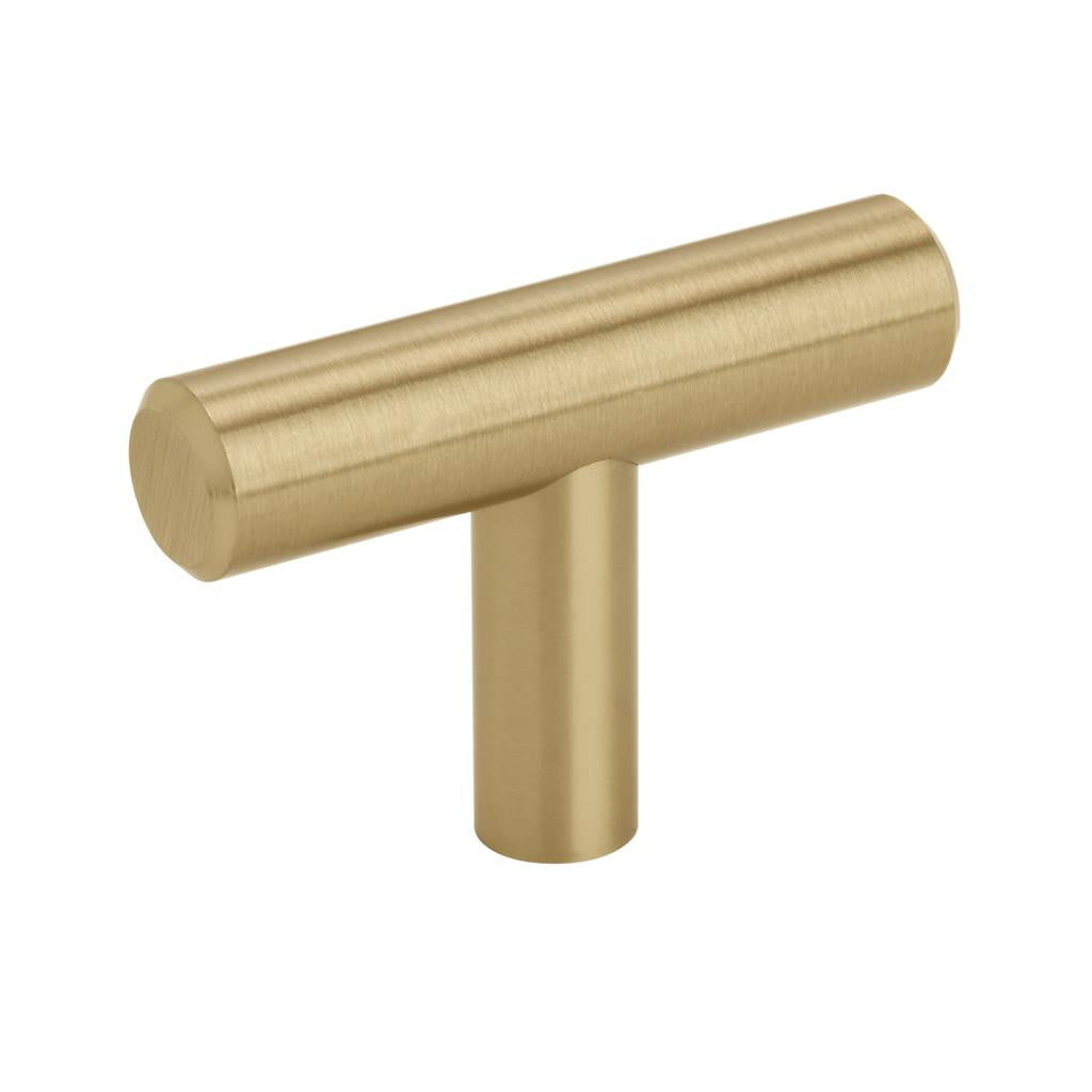 AMEROCK Bar Pulls 1-15/16" Length Cabinet T-Knob in Champagne Bronze BP19009CZ