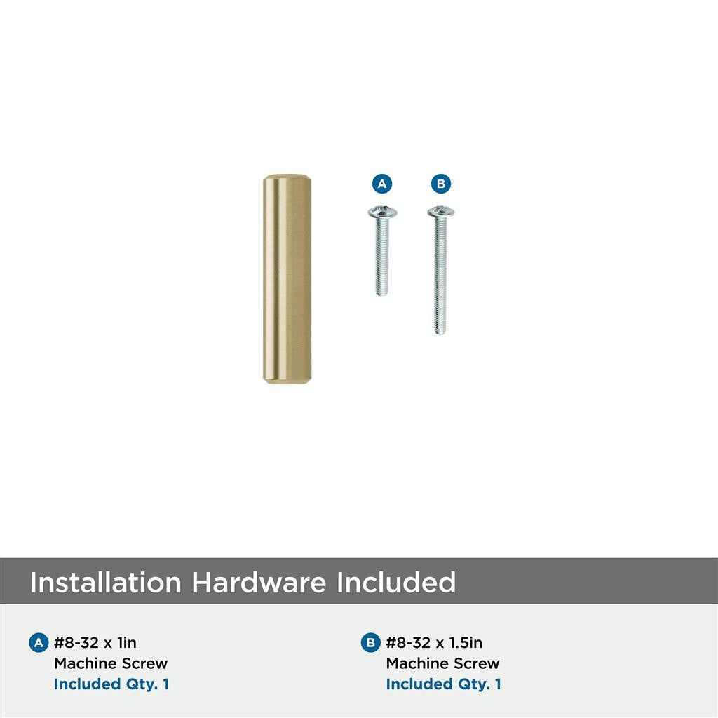 AMEROCK Bar Pulls 1-15/16" Length Cabinet T-Knob in Champagne Bronze BP19009CZ