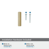 AMEROCK Bar Pulls 1-15/16" Length Cabinet T-Knob in Champagne Bronze BP19009CZ