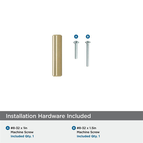 AMEROCK Bar Pulls 1-15/16" Length Cabinet T-Knob in Champagne Bronze BP19009CZ
