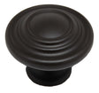 Main View of a Dark Bronze 1-1/4" Round Ring Cabinet Knob from Century Hardware's Builder's Choice Collection 07015-OB