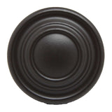 Top View of a Dark Bronze 1-1/4" Round Ring Cabinet Knob from Century Hardware's Builder's Choice Collection 07015-OB