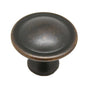 Main View of a German Bronze 1-1/8" Round Cabinet Knob Century Hardware's Builder's Choice Collection 05239-GB