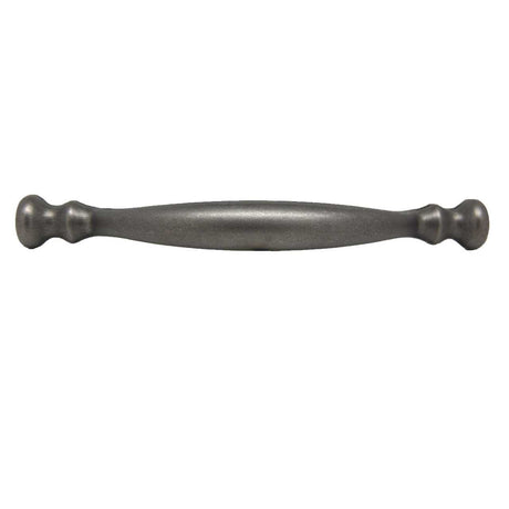Top View of an Antique Pewter 3" Hole Centers Handle Cabinet Pull from Century Hardware's Builder's Choice Collection 03432-AP