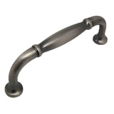Main View of an Antique Pewter 3" Hole Centers Handle Cabinet Pull from Century Hardware's Builder's Choice Collection 03708-APH