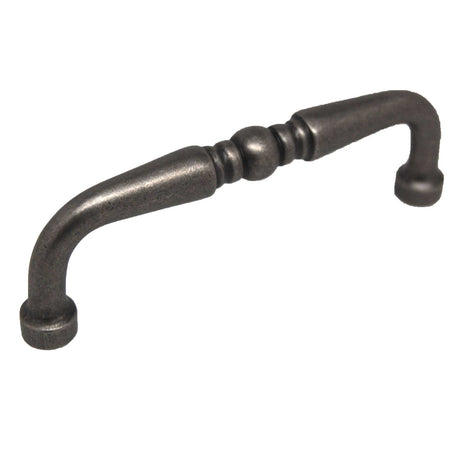 Main View of an Antique Pewter 3" Hole Centers Handle Cabinet Pull from Century Hardware's Builder's Choice Collection 03866-AP