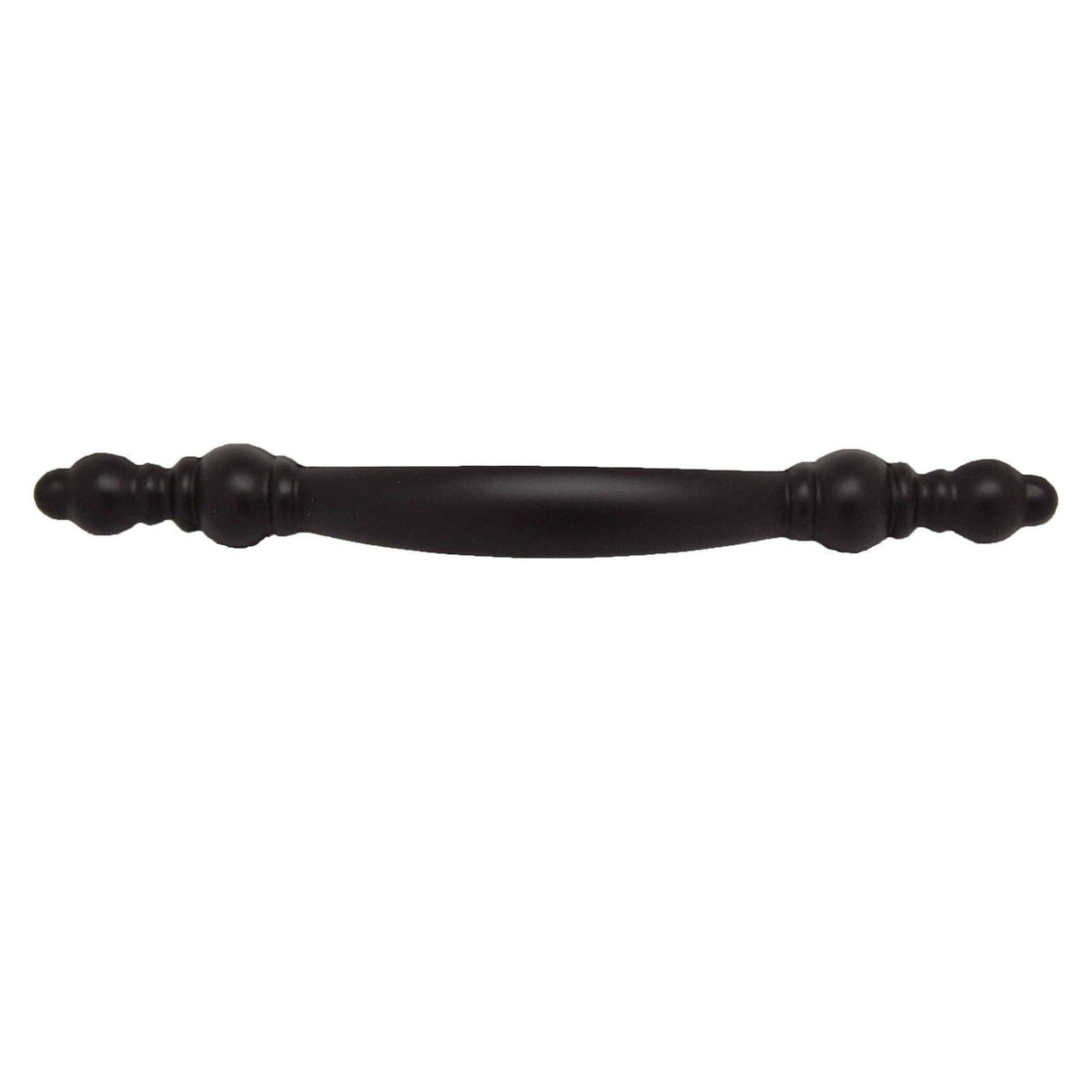 Top View of a Dark Bronze 3" Hole Centers Handle Cabinet Pull from Century Hardware's Builder's Choice Collection 03111-DB