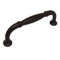 Main View of a Dark Bronze 3" Hole Centers Handle Cabinet Pull from Century Hardware's Builder's Choice Collection 03708-OB