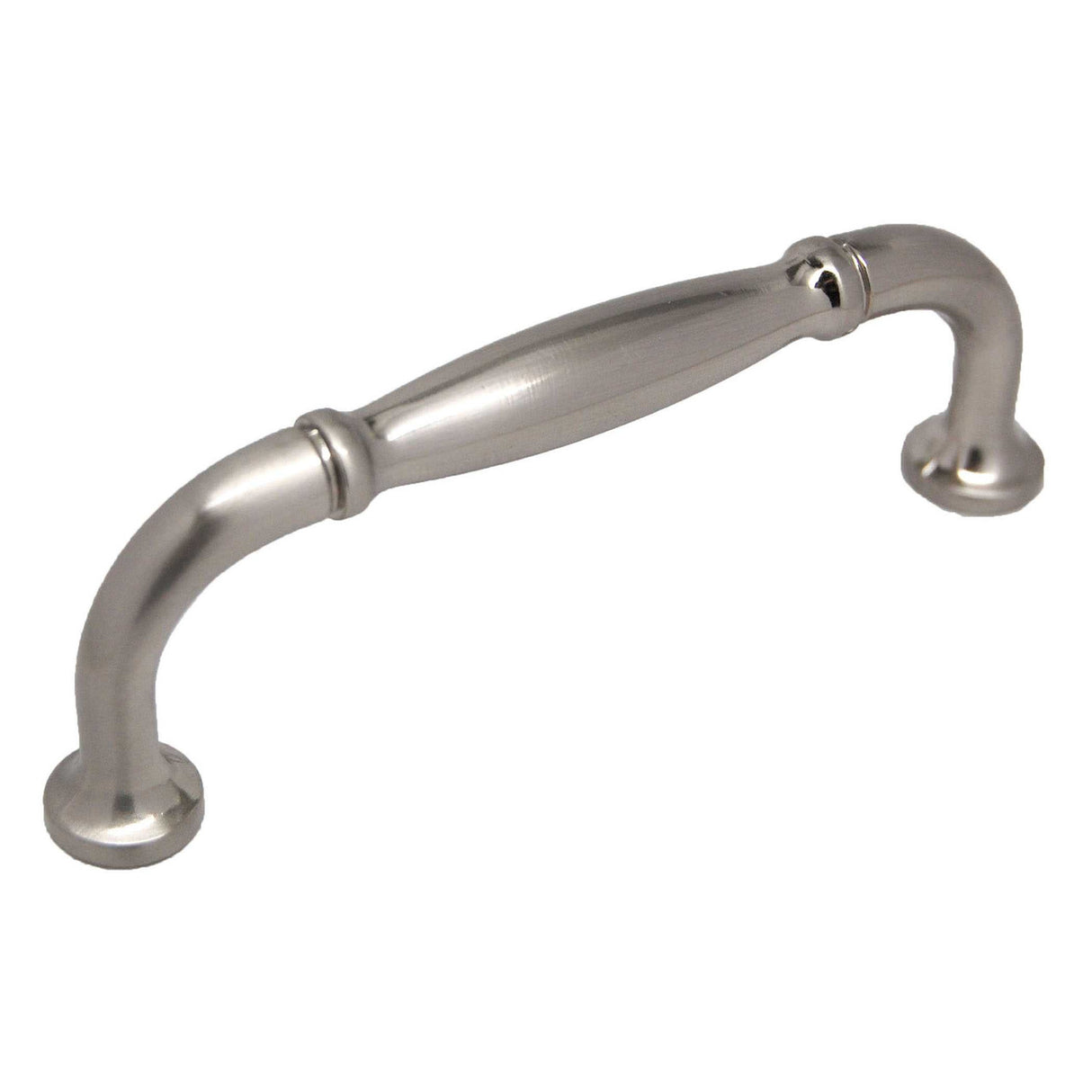 Main View of a Satin Nickel 3" Hole Centers Handle Cabinet Pull from Century Hardware's Builder's Choice Collection 03708-15