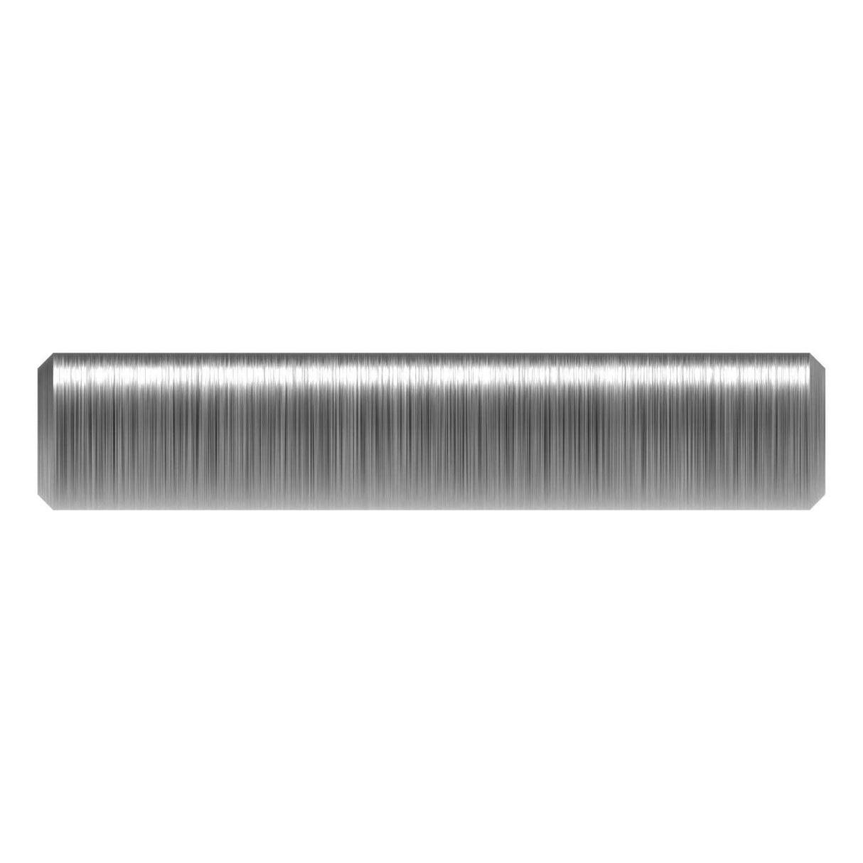 Top View of a Brushed Black Nickel 2-3/8" Knob Bar Cabinet Pull from Hickory Hardware Part Number HH075591-BBLN