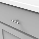 HICKORY 2-3/8" Knob Bar Cabinet Pull - Polished Chrome HH075591-CH