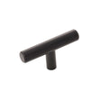 HICKORY 2-3/8" Knob Bar Cabinet Pull - Matte Black HH075591-MB