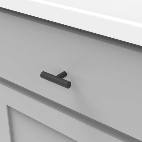 HICKORY 2-3/8" Knob Bar Cabinet Pull - Matte Black HH075591-MB