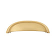 HICKORY American Diner 3" & 3-3/4" Center to Center Cup Pull - Brushed Golden Brass P2144-BGB