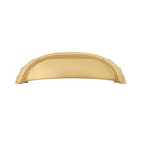 HICKORY American Diner 3" & 3-3/4" Center to Center Cup Pull - Brushed Golden Brass P2144-BGB