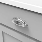 HICKORY American Diner 3" & 3-3/4" Center to Center Cup Pull - Chrome P2144-CH
