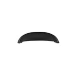 HICKORY American Diner 3" & 3-3/4" Center to Center Cup Pull - Matte Black P2144-MB
