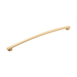 HICKORY American Diner 12" Center to Center Handle Cabinet Pull - Brushed Golden Brass P2159-BGB